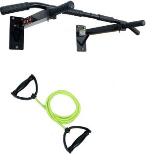 IBS Pull Up Bar Wall Mounted Chin Up Bar with Single Ropee with Handles Gym Pull-up Bar