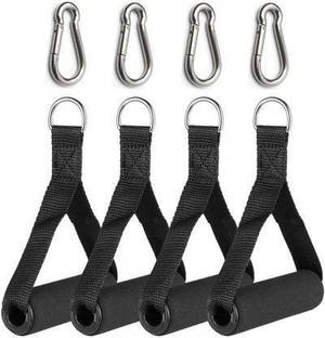 ABSSports Fitness Black Rubber Foam Handle Cable Machine Attachments. Multi-training Bar