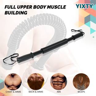 YIXTY Power Twister for Arm Upper Body Strength Workout Heavy Duty Multi-training Bar