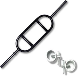 FIRE FITNESS home gym equipment Rod for Bicep and tricep Extension Oval Rod Weight Lifting Bar