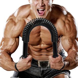 Manogyam Power Twister Upper Body Exercise for Chest,Shoulder,Forearm & Arm Strengthening Multi-training Bar