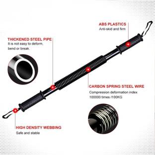 FloatFit Power Twister Spring Forearm20KG Upper Body for Chest Bicep Shoulder Arm Builder Resistance Tube