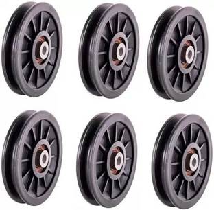 Dinetic ® 6 pcs Bearing Pulley Wheel Replace For Gym Equipment Part. Multi-training Bar