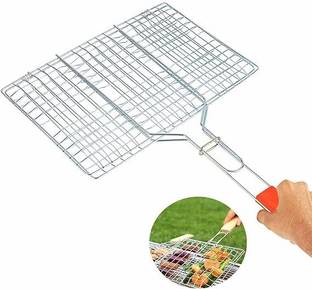Lozenge Barbecue BBQ Grill Net Charcoal Grill