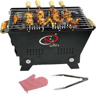 NE GRILLS classicBBQgrillwithforskewersandonegrill Charcoal Grill