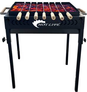 HOT LIFE BigStandyCombocharcoalbbqgrill Charcoal Grill