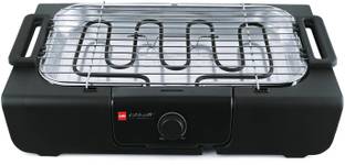 Cello Ultra Prime Barbeque Grill with 5 Stainless Steel Skewers 2000 W | Non Stick | Electric Grill