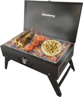 Glowberg Premium Charcoal Briefcase BBQ with Quick Setup Charcoal Grill