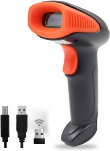 AVIER Wireless 2D Barcode Scanner Wireless Barcode Reader | Wired QR Code Scanner | Support Win/MAC Connection | Bar Code Scanners 2D Camera Barcode Scanner 2D Camera Barcode Scanner
