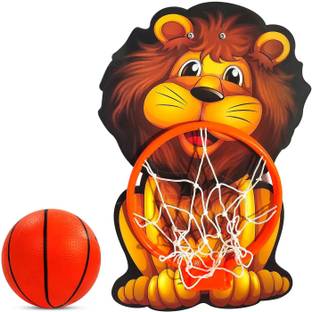 HK Sports Lion Shaped Kids Hangable Indoor and Outdoor Kit Basketball Ring