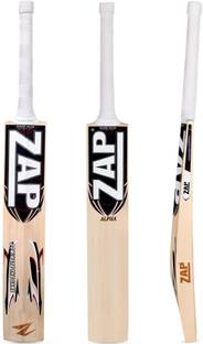 ZAP Alpha Kashmir Willow Cricket  Bat For 11 - 13 Yrs