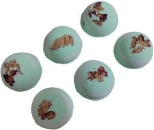 Lá Náturál Eucalyptus Bath Bombs (Pack of 6) Eucalyptus Essential oil and Epsom Salt