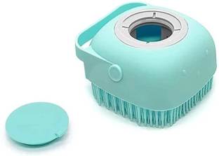 VILFLY Silicone Body Scrubber, Brush Bathing & Shower / body wash dispenser