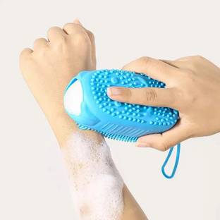 Masox Store Silicone Bubble Bath Brush Quick Scrubbing Massage Bathroom B-238