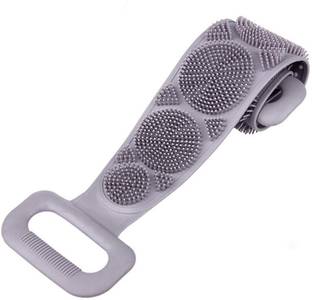 Vegmine Silicone Bath Body Brush,Exfoliating Long Body Back Scrubber for Shower h Soft Bristles for Men and Women, Improves Blood Circulation, Skin Health