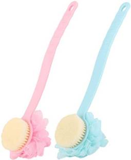 pawan_co Body Brush Back Scrubber for Shower Bath Back Scrubber with Soft Loofah