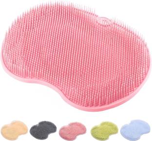 REVATAKG Silicone Bath Massage Brush Shower Back & Foot Scrubber, Back Scrubber Brush