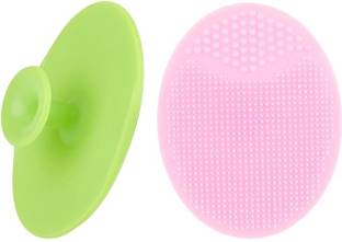 velkio Face Scrubber, Soft Silicone Facial Cleansing Exfoliator Face Wash Brush
