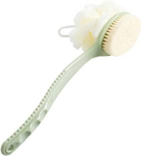 HM EVOTEK Luxury Bathing loofah Sponges Brush Couples Double Side With Handle L-102