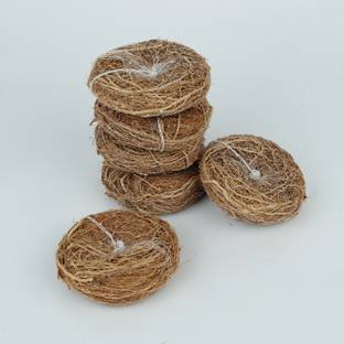 Elkano Natural Vetiver (Ramacham/khus) Reusable and Natural Bath Body Scrubber 5 nos
