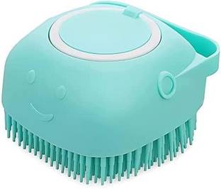 D-fix Shower Sponge,Silicone Soft Bath Brush with Shampoo Dispenser