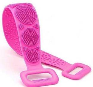 Misaki Silicone Body Scrubber Belt, Double Side Shower Exfoliating Belt Removes Bath Towel, Double Chopping Belt Scrubber Washer for Bath