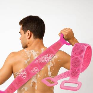 Flying monk Double Side Bathing Brush for Skin Deep Cleaning Massage Belt