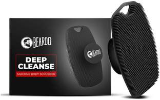Beardo Deep Cleansing Silicone Body Scrubber For Men | Body Cleansing Brush and Massage