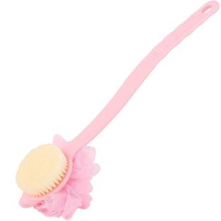 SIDDIVINAYAK CREATION 2 IN 1 loofah with handle back scrubber Bath Brush with Soft