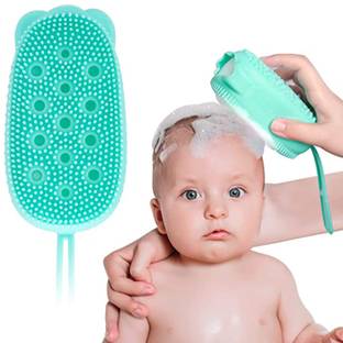 crzzyzone New Silicone Soft Bubble Bath Brush,Silicone Bath Body Brush for Women and Men
