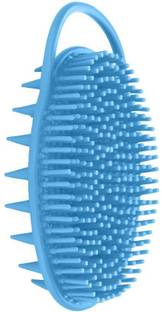 Fangxia Premium 2‑Sided Soft Silicone Body & Scalp Scrubber Deep‑Clean Exfoliating Brush