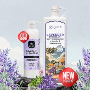 Rubz Lavender Bubble Bath for Bath Tub|With the Goodness of Lavender Extract