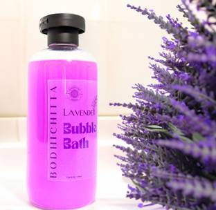 Bodhichitta Calming Lavender Bubble Bath for Bath Tub, Soothing Relaxation & Skin Care