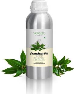 Young Chemist 100% Pure, Natural and Steam Distilled Camphor Essential Oil | 1 Litre