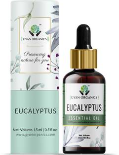 Gyan Organics Eucalyptus Essential Oil - Nilgiri Reducing Cold, Lungs Purifier | 100% Natural