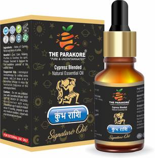 द पेराकोरे Kumbh Rashi (Aquarius Zodiac) [Cypress Blended Natural Essential Oil]