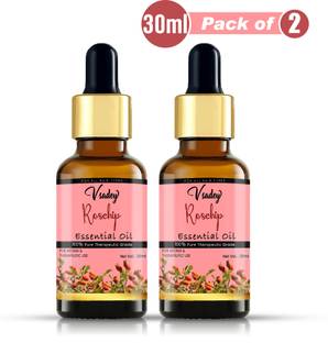 vsadey Rosehip Seed Oil for Skin Lightening, Stretch Marks, Acne Scars, Wrinkles, Aging - 30 ml (Pack of 2)