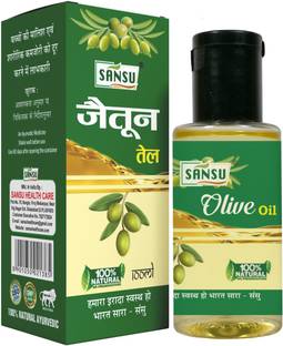 Sansu Olive Oil for Beautiful Skin, Hair, Face & Body Massage Oil, jaitun tel