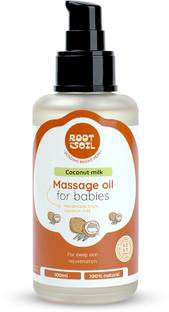 Root and Soil Baby Massage Oil | Fresh Coconut Milk 0+ Months | 100% Pure