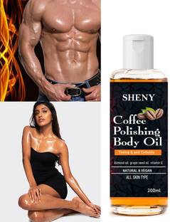SHENY Coffee Body Pure & Natural Massage Oil for Full Body Relaxation