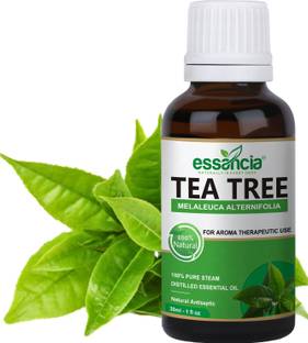 essancia Tea Tree Essential Oil for Face, Hair Care, Skin Care, Acne, Scalp, Foot, Toenails, Pimples, Dandruff, and Aromatherapy. 100% Pure, Natural, Undiluted and Therapeutic Grade Essential Oil