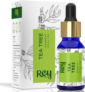 Rey Naturals Tea Tree Oil for Skin, Hair and Acne care - Tea-Tree Essential Oil - 15 ml
