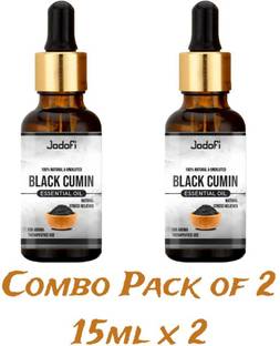 Jodofi Pure Natural Black Cumin Seed Oil Pack of 2