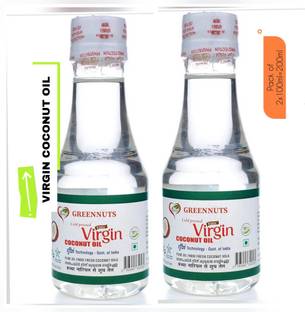 GREENNUT Coconut Oil Extra Virgin Cold Pressed Pack of 2x100ml