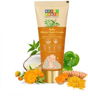 HERBY ANGEL Baby Diaper Rash Cream w/ Neem, Turmeric & Aloe Vera | Organic Nappy Rash Cream