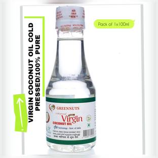GREENNUT Pure Virgin Coconut Oil COLD PRESSED Pack of 01