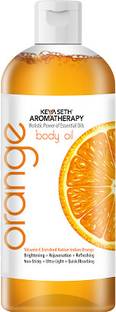 KEYA SETH AROMATHERAPY Skin Defence Orange Body Oil Skin Lightening, Rejuvenating Non-Sticky for Daily Use After Bath, Massage Oil Enriched with Orange & Vitamin C