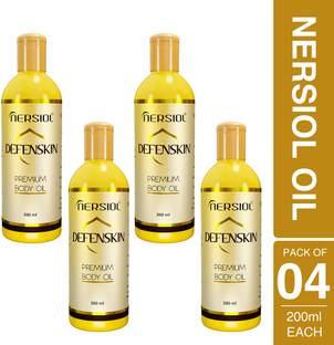 Nersiol Defenskin Premium Body Massage Oil | Hydrating, Anti-Aging & Glow Boosting