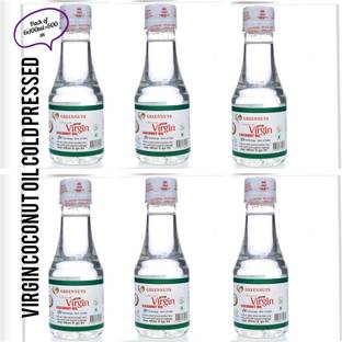 GREENNUT Extra Virgin Coconut Oil Cold Pressed Pack of 6X100ML