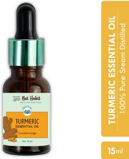 Nat Habit Turmeric Essential Oil For Golden Glow & Tan Removal|Anti Aging - Pure Ayurvedic